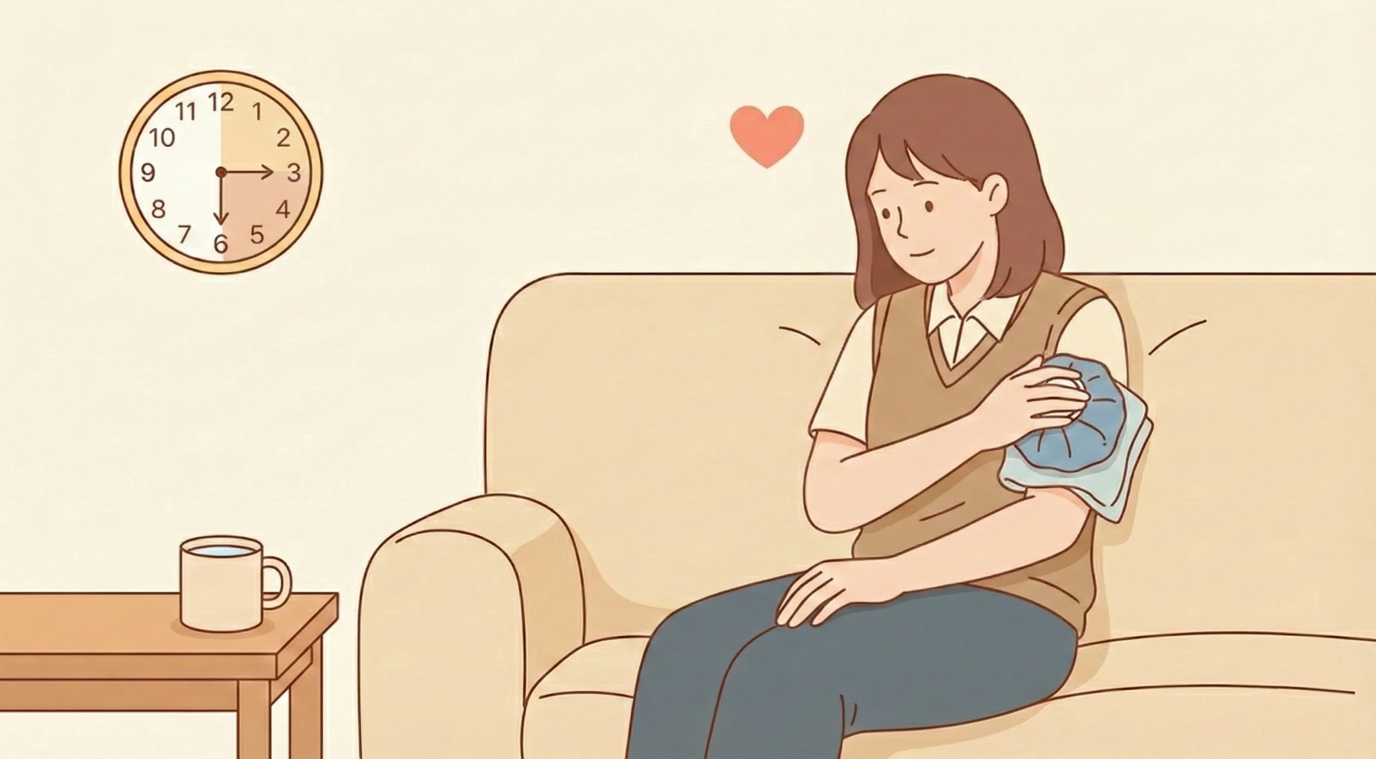 接種後のアフターケア（安静）