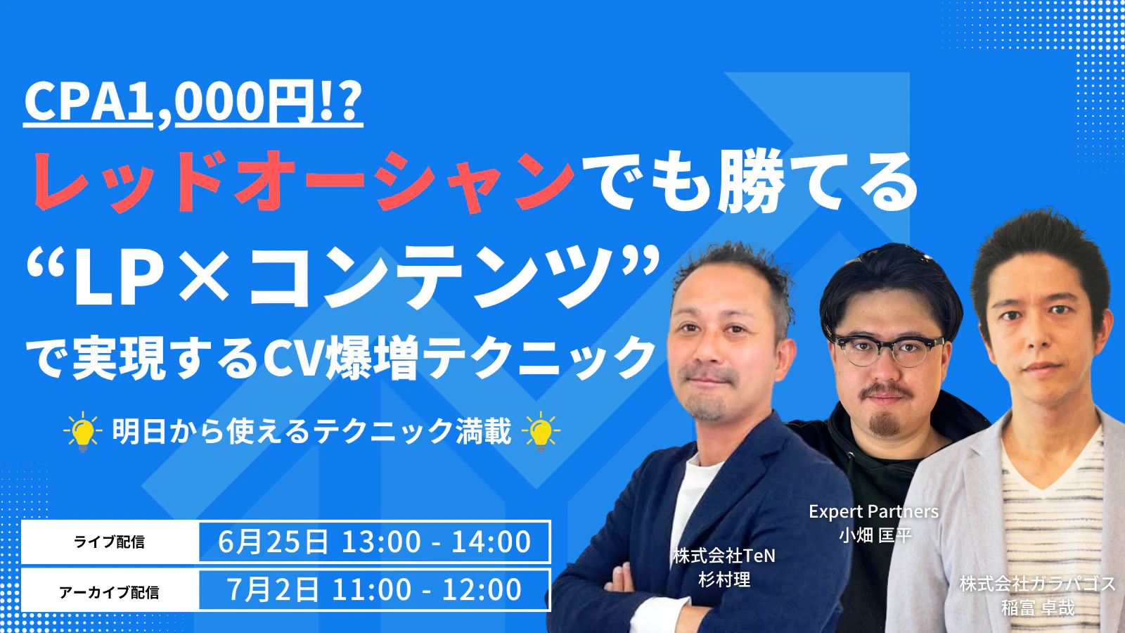 CPA1,000円!?レッドオーシャンでも勝てる“LP × コンテンツ”で実現するCV爆増テクニック