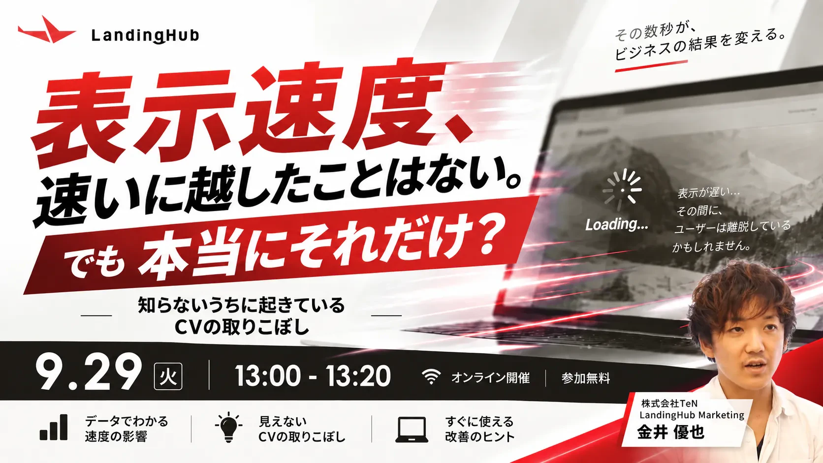 表示速度、速いに越したことはない。でも本当にそれだけ？― 知らないうちに起きているCVの取りこぼし