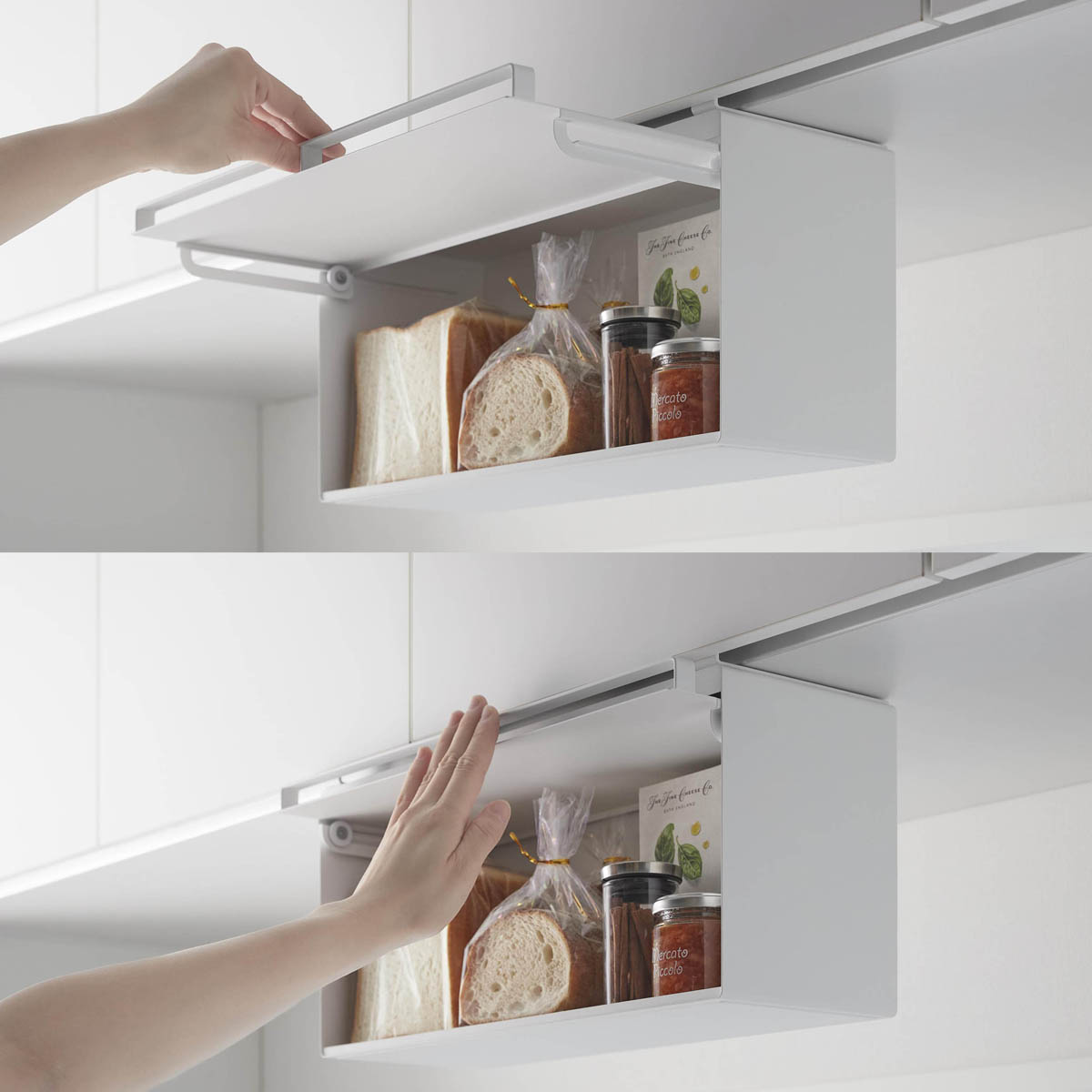 tower ｜ 戸棚下ブレッドケース タワー ｜ 山崎実業