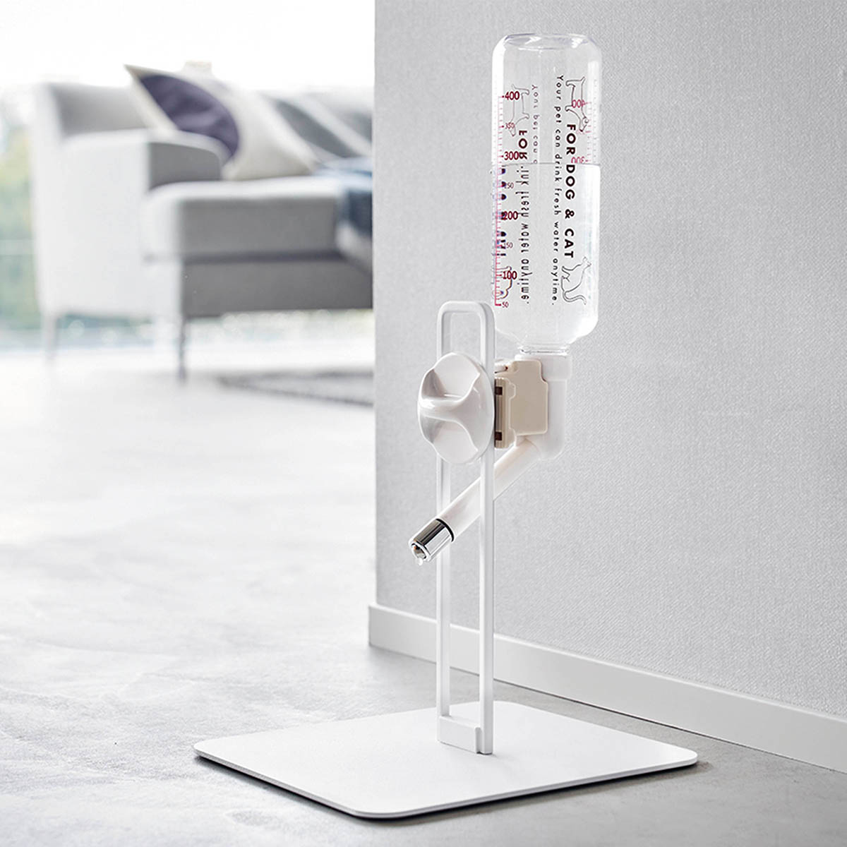 給水器 tower ｜ ペット用ボトル給水器スタンド タワー S ｜ 山崎実業