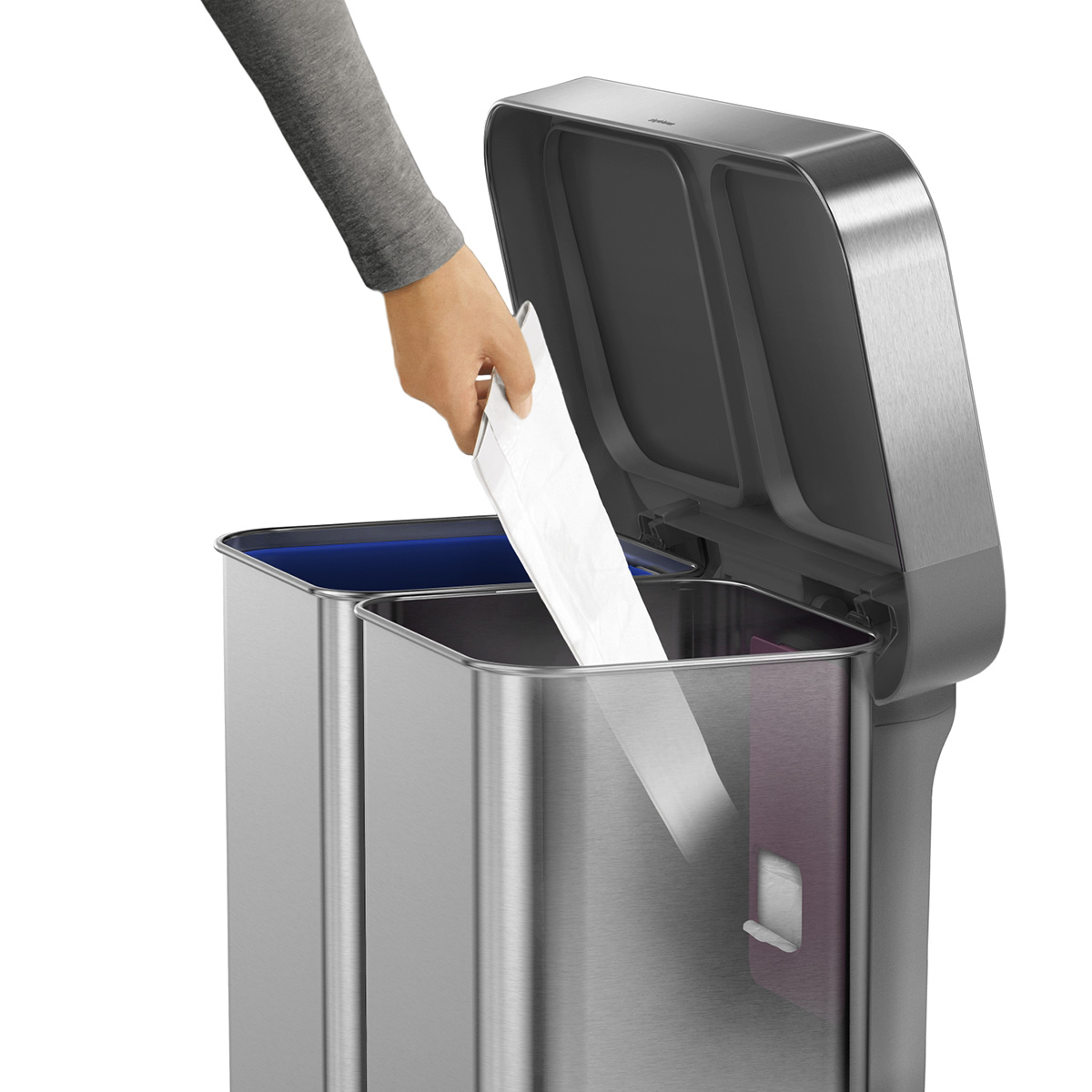 simplehuman ｜ レクタンギュラーステップダストボックス
