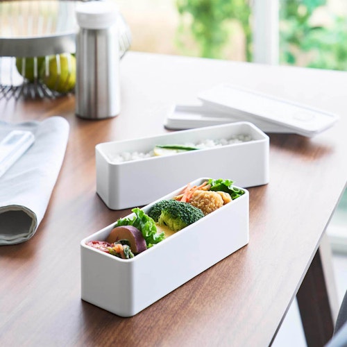 バルブ付き密閉ランチボックス タワー 2段 スリム