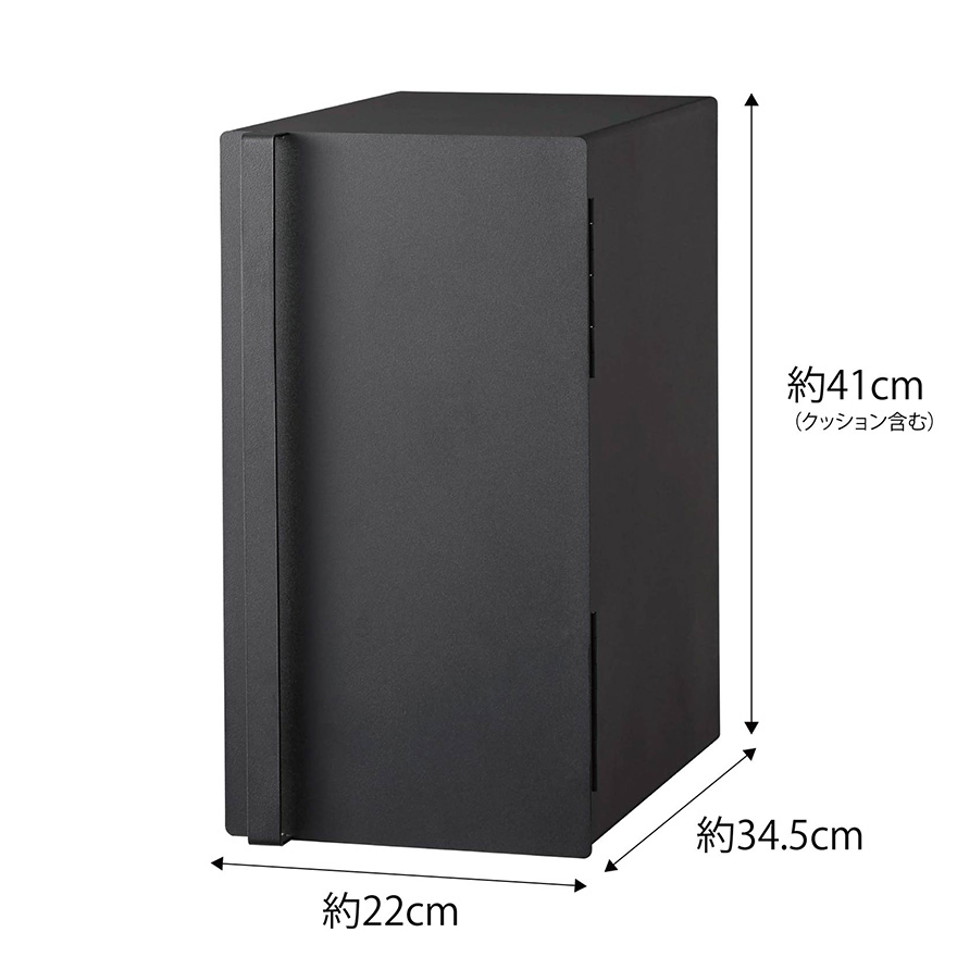 黒のブレッドケース 山崎実業tower tower ｜ ブレッドケース タワー スリム ｜ 山崎実業