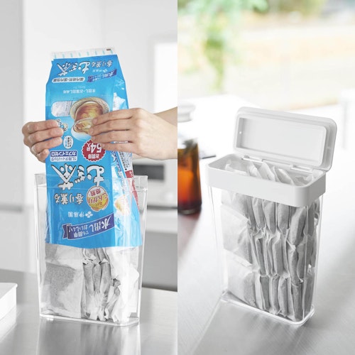 パッキン付きスリム収納ケース タワー 2.3L