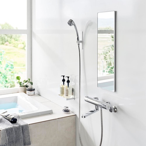 マグネットバスルームミラー タワー 角型 ロング