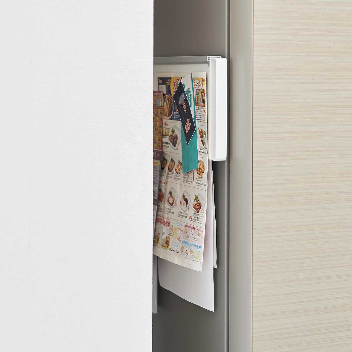 tower ｜ マグネット冷蔵庫横隠せるスライドスチールパネル タワー