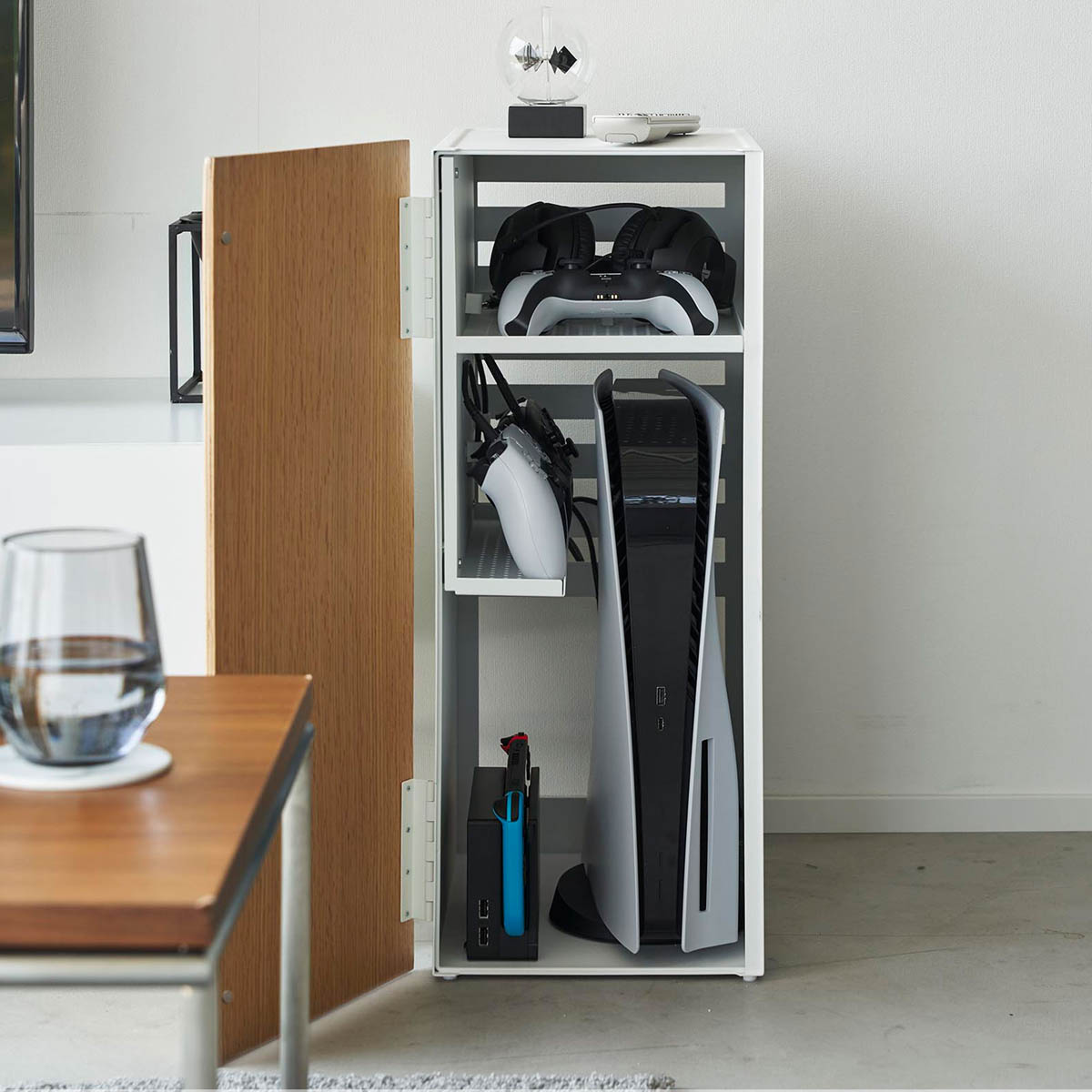tower ｜ ゲーム機収納ラック タワー ｜ 山崎実業