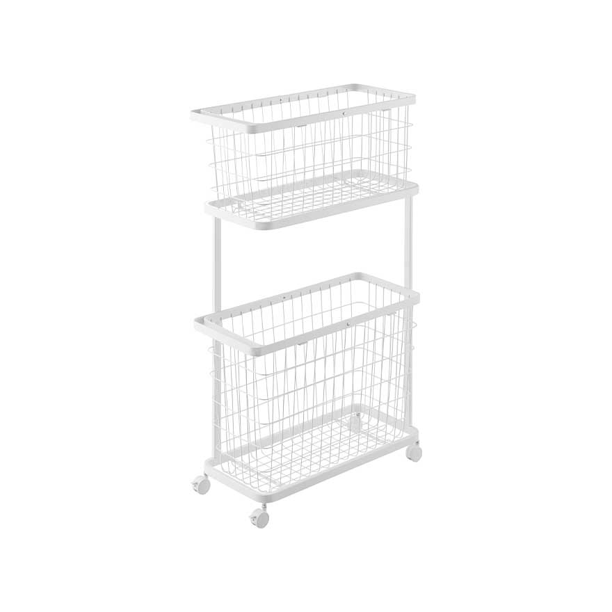 tower ｜ ランドリーワゴン+バスケット タワー スリム ｜ 山崎実業