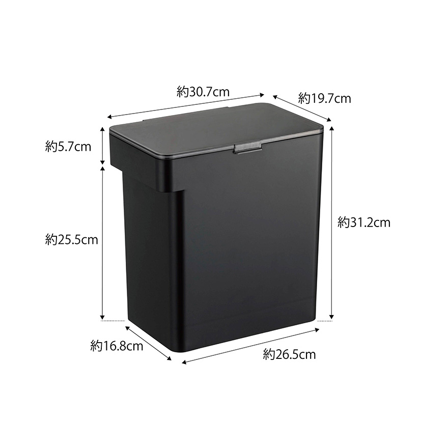 山崎実業 密閉米びつ 10kg＆ブレットケース tower タワー 山崎実業 / 密閉米びつ 10kg 計量カップ付 米びつ