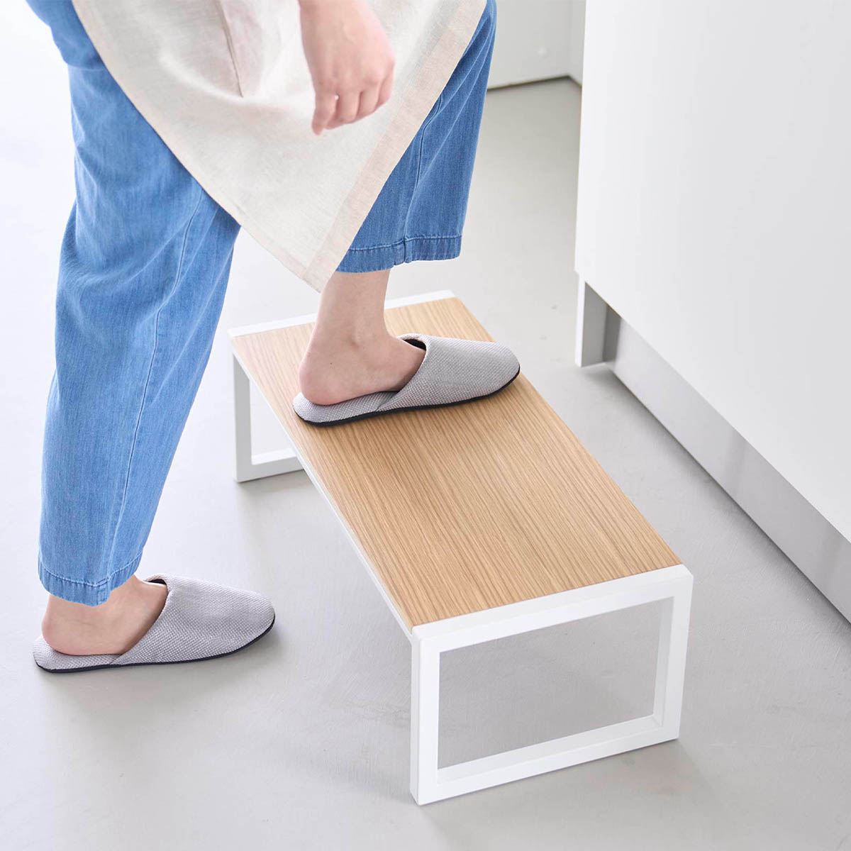 踏み台 楽天市場】【レビュー特典】 山崎実業 【 踏み台 タワー 2段