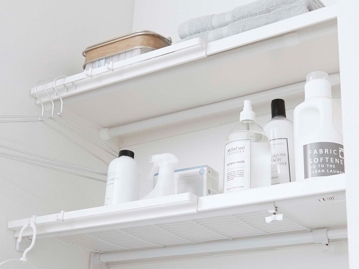 tower ｜ 伸縮つっぱり棒用棚板 タワー S ｜ 山崎実業