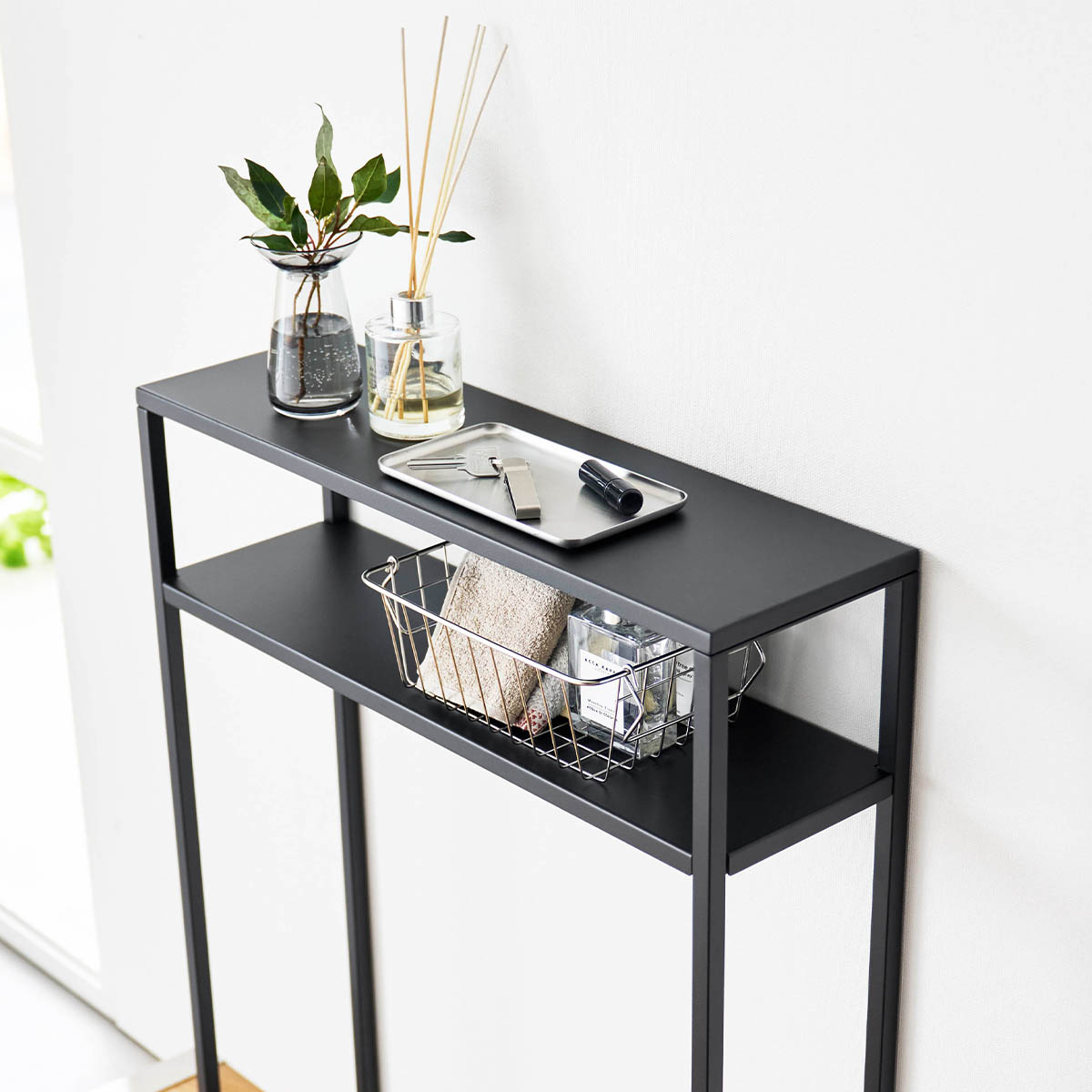 tower ｜ 棚付きコンソールテーブル タワー ｜ 山崎実業