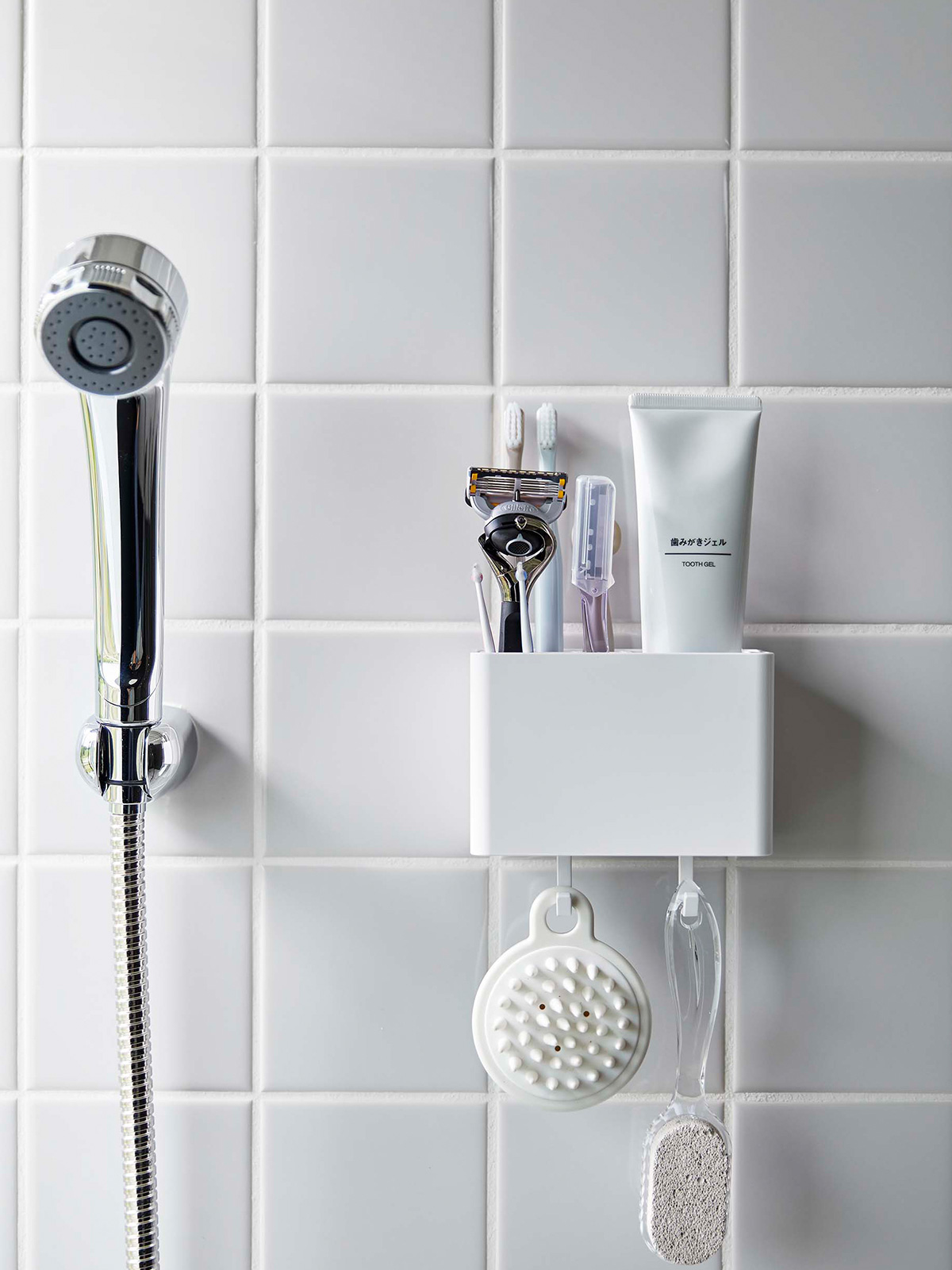 MIST ｜ フィルムフック 歯ブラシスタンド ミスト ｜ 山崎実業