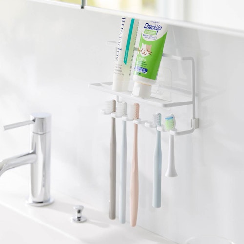 フィルムフック歯ブラシ&チューブホルダー タワー