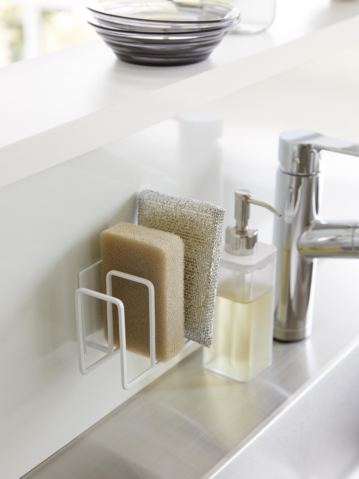 tower ｜ マグネットスポンジホルダー タワー 3連 ｜ 山崎実業