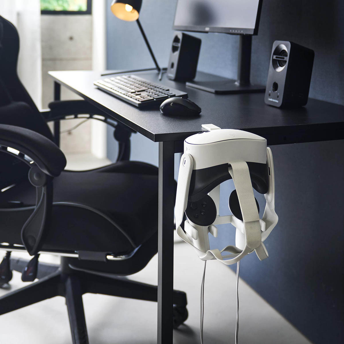 smart ｜ デスク横VRゴーグル&コントローラー収納ラック スマート