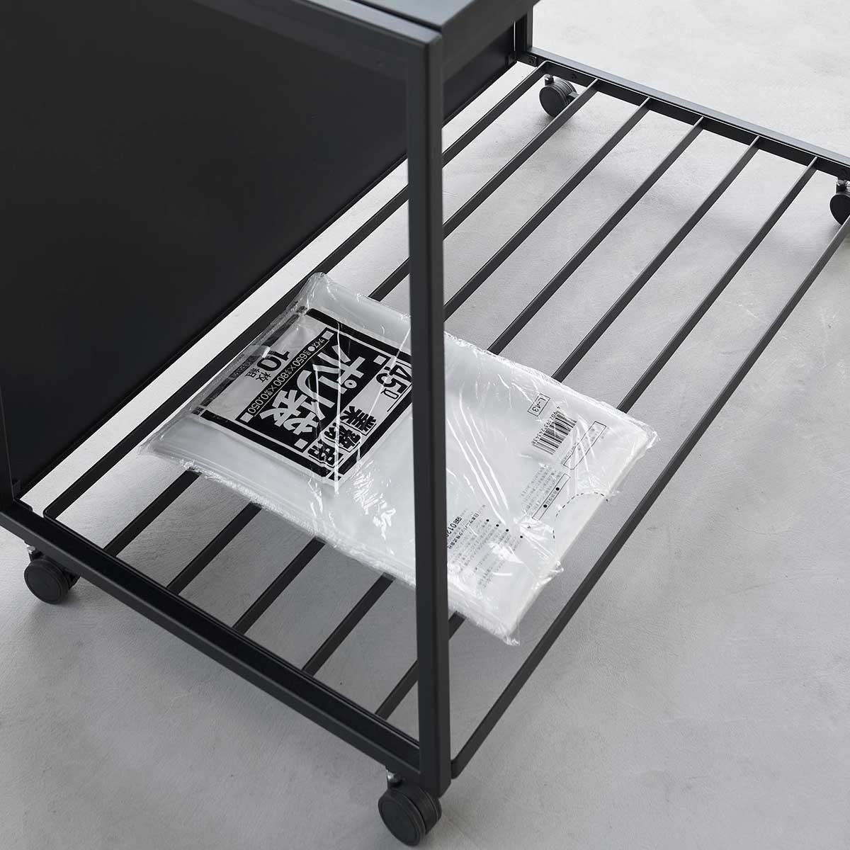 tower ｜ 蓋付き目隠し分別ダストワゴン タワー 45L 3分別