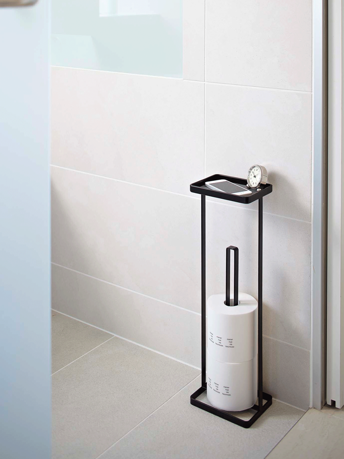 tower ｜ トレイ付きトイレットペーパースタンド タワー ｜ 山崎実業
