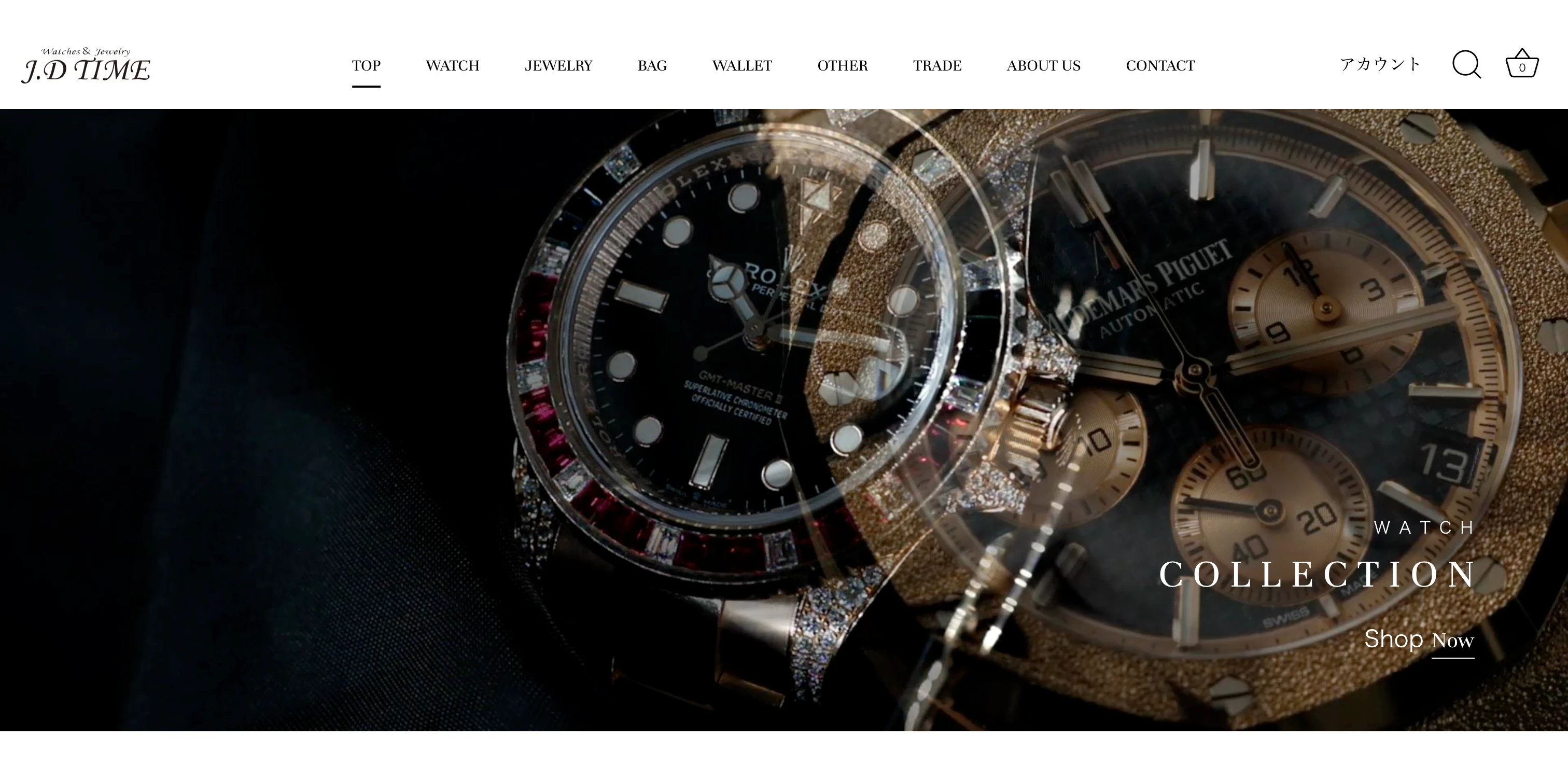 J.D.TIME ECサイト