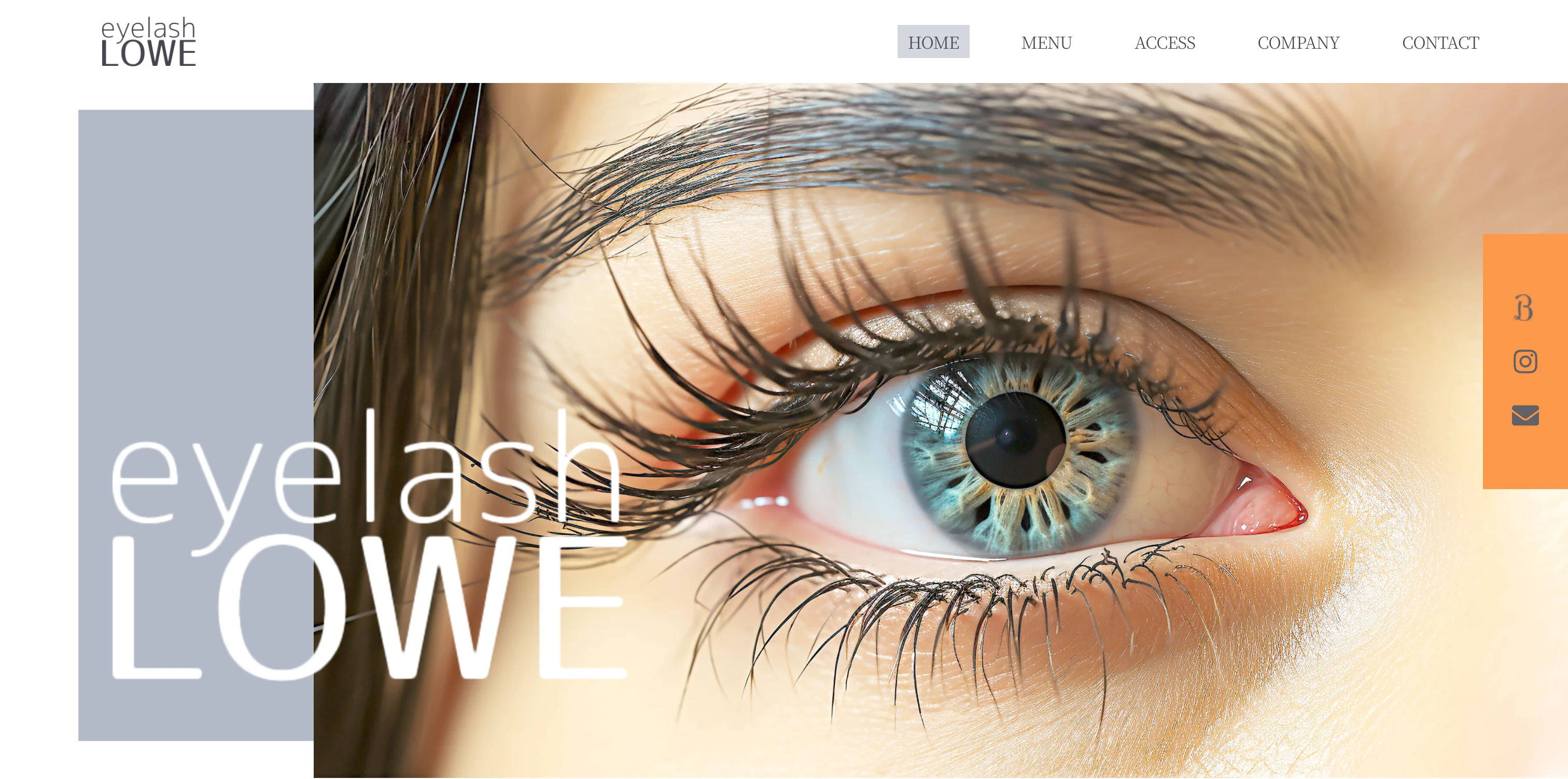 eyelash LOWE 店舗サイト