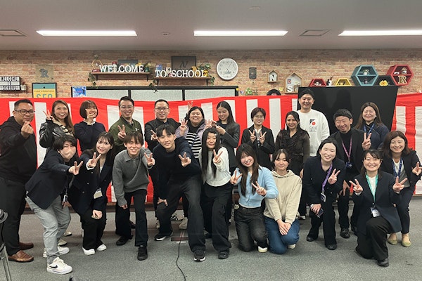 在校生通訳、運営一同。スタッフ一同、たくさんの出会いに感謝