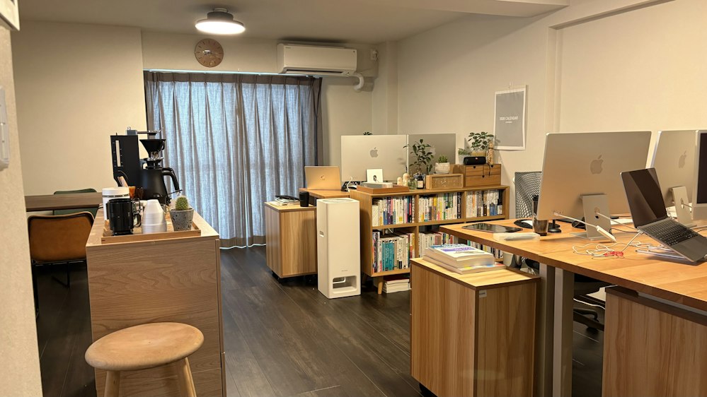 貸与品が使用されている様子(部屋の風景)
