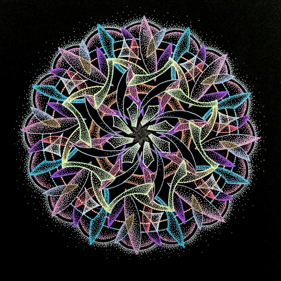 点描曼荼羅画作品展 Cosmos