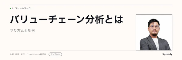 バリューチェーン分析とは|やり方とBtoB事業の分析例