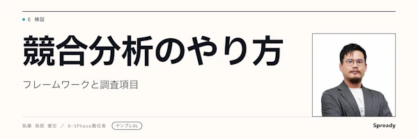 競合分析|3C・SWOTで競合比較を意思決定に落とす