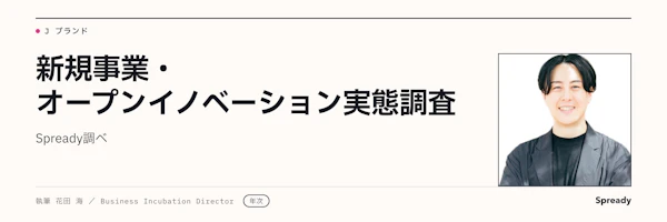 新規事業・オープンイノベーション実態調査|Spready調べ