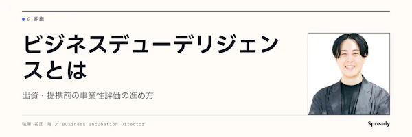 ビジネスデューデリジェンスとは｜出資・提携前の事業性評価