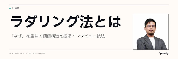 ラダリング法とは|価値構造を掘る質問技法と実践手順