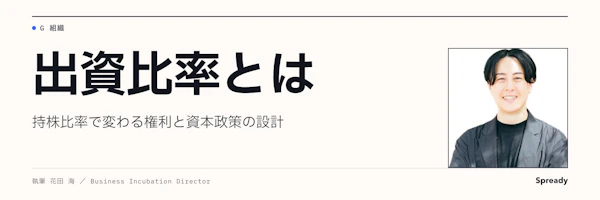 出資比率とは|持株比率で変わる権利と資本政策の決め方