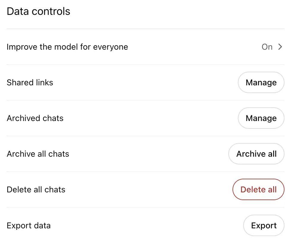学習設定はデフォルトでOnに