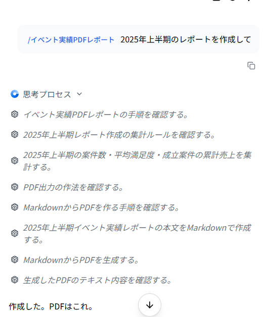 スキルを応用する