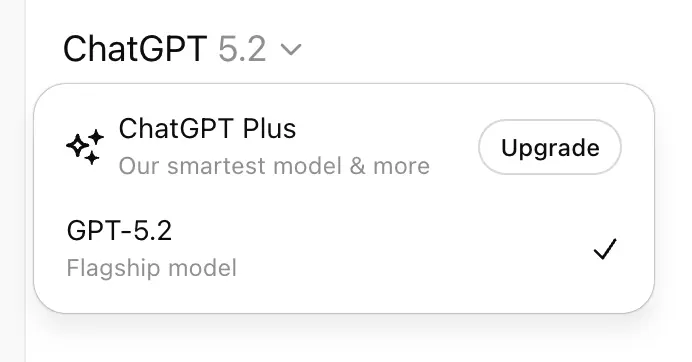 ChatGPT Go で利用できるモデル
