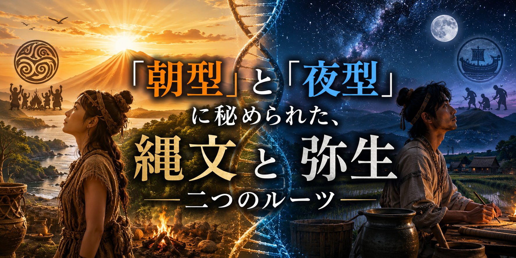「朝型」と「夜型」に秘められた、縄文と弥生二つのルーツ