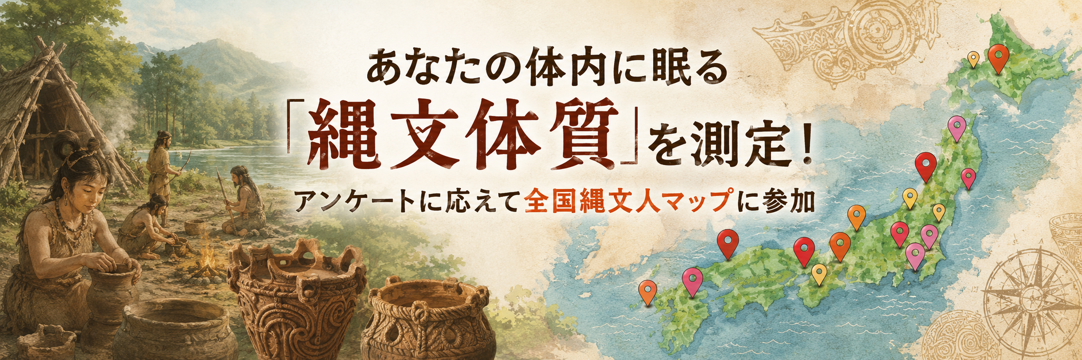 縄文DNA - 全国縄文人マップ: を開設