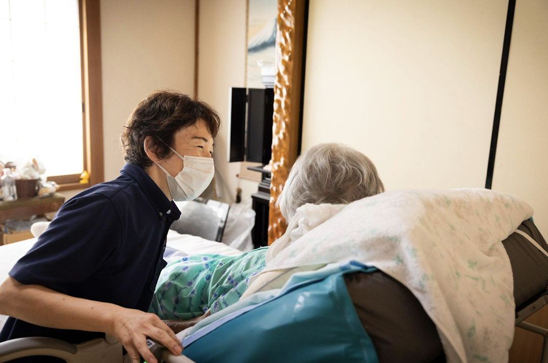 ソフィアメディが提供する訪問看護の様子