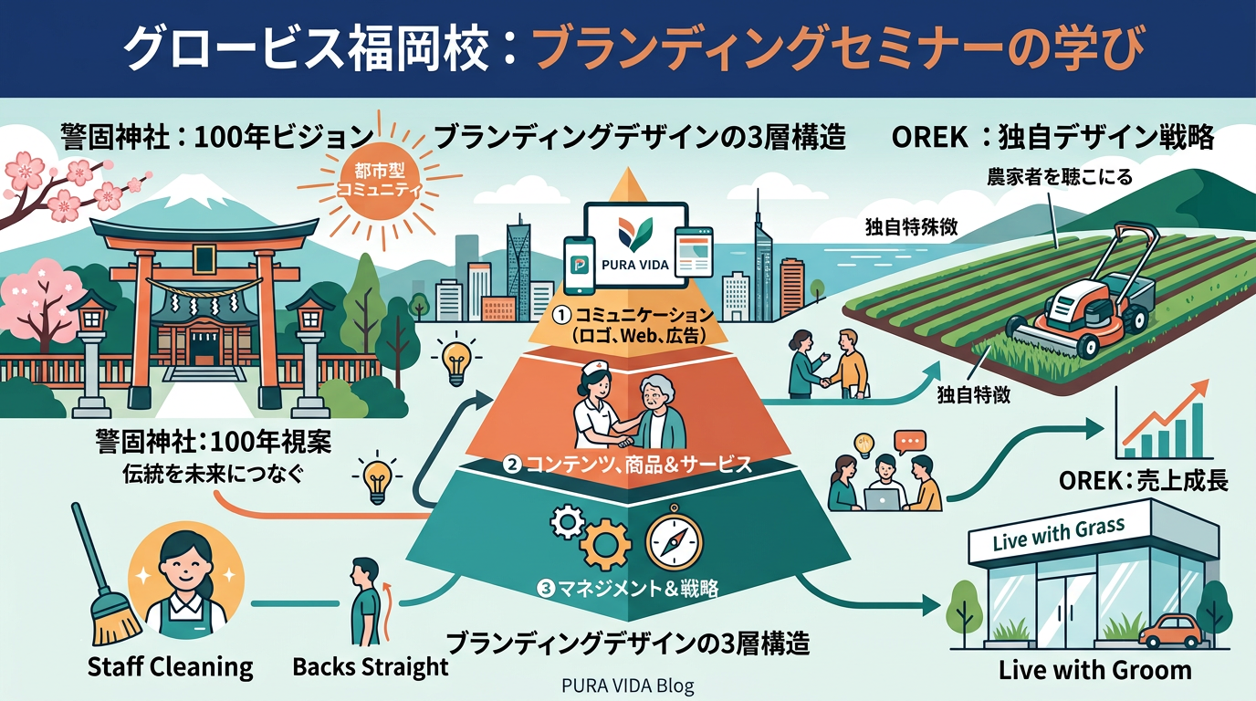 【代表ブログ】「良いもの」はどうすれば伝わるのか?グロービス福岡校で学んだ、100年愛されるブランディングの真髄のアイキャッチ画像