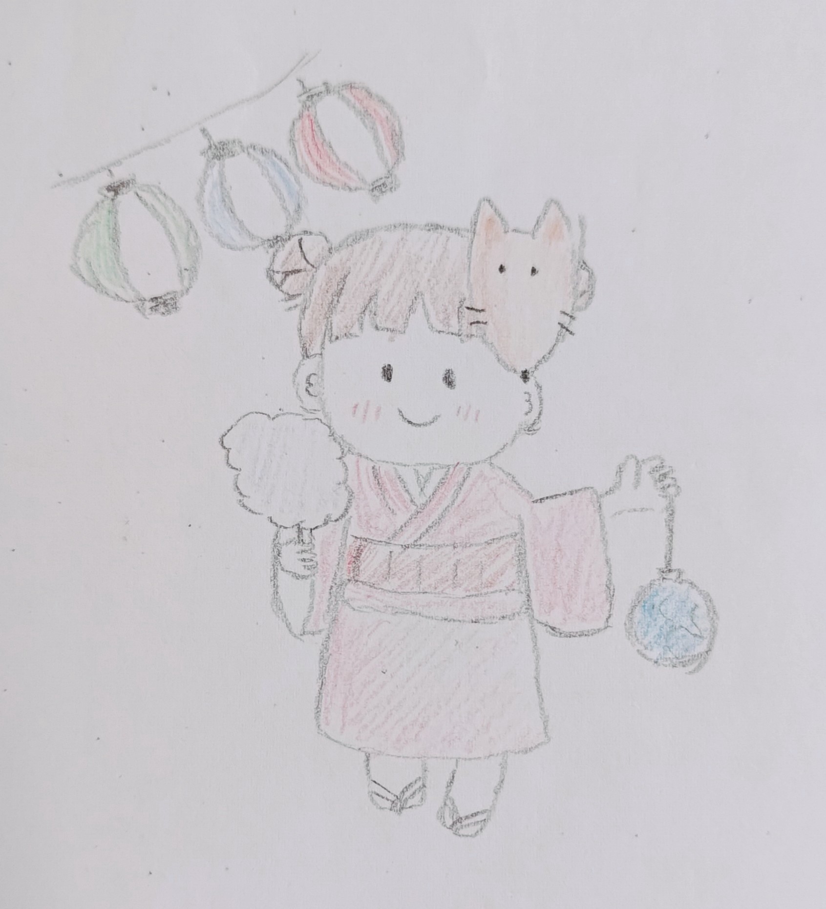 夏らしいお礼状の紹介＆7月の活動報告