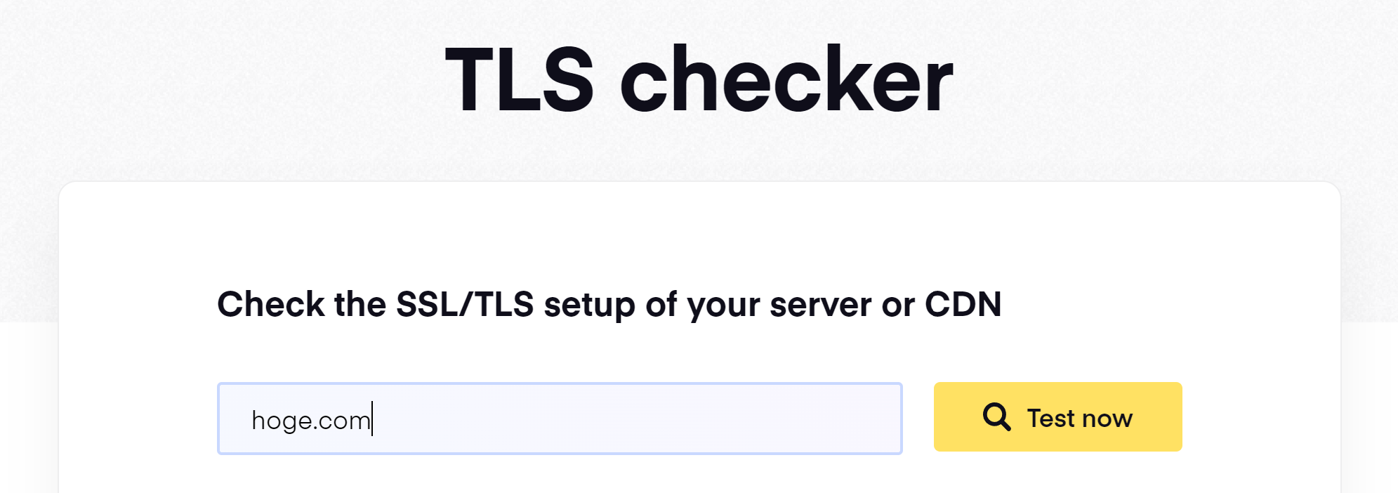 tls checker