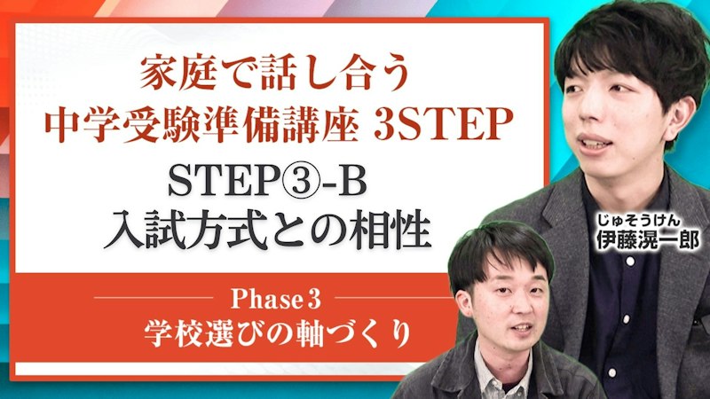 【STEP3-B】入試方式との相性【学校選びの軸づくり】