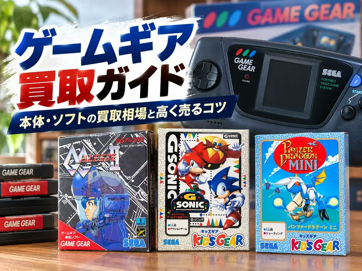 ゲームギア買取ガイド｜本体・ソフトの買取相場と高く売るコツ｜ホビー