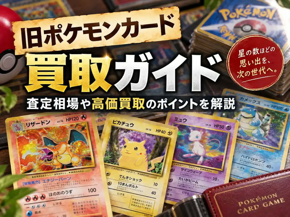 旧ポケモンカード買取ガイド｜旧ポケカの買取相場・高価買取カード