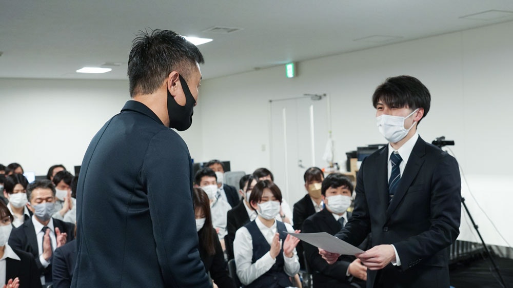 2022年度 入社式の様子