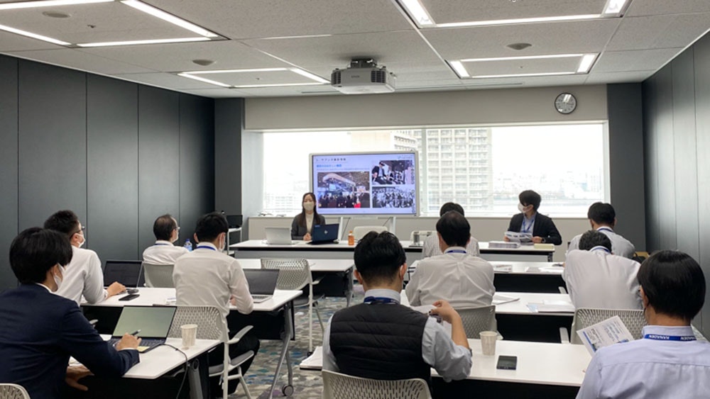 (株)カナデン 本社様での勉強会の様子