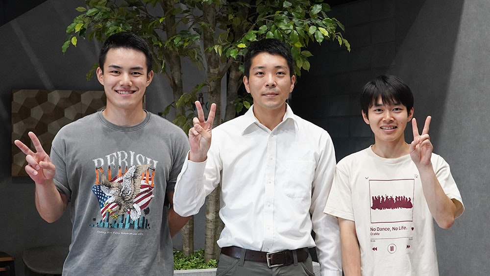 インターン学生と川越先輩