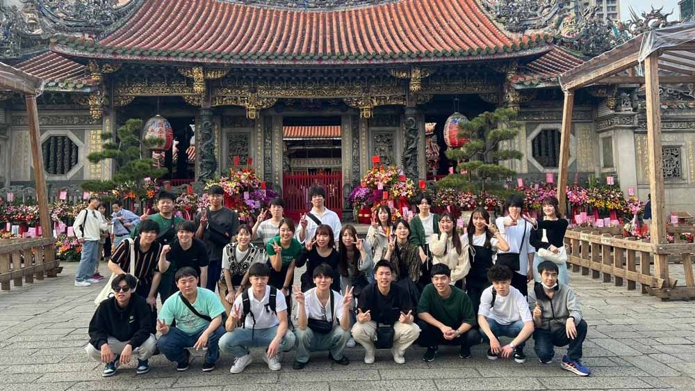 台湾観光集合写真